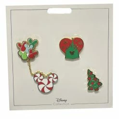Disney Pin Set - 2021 Holiday - Set Of 4