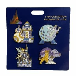 Disney Pin Set - 50th Anniversary - 4 Parks