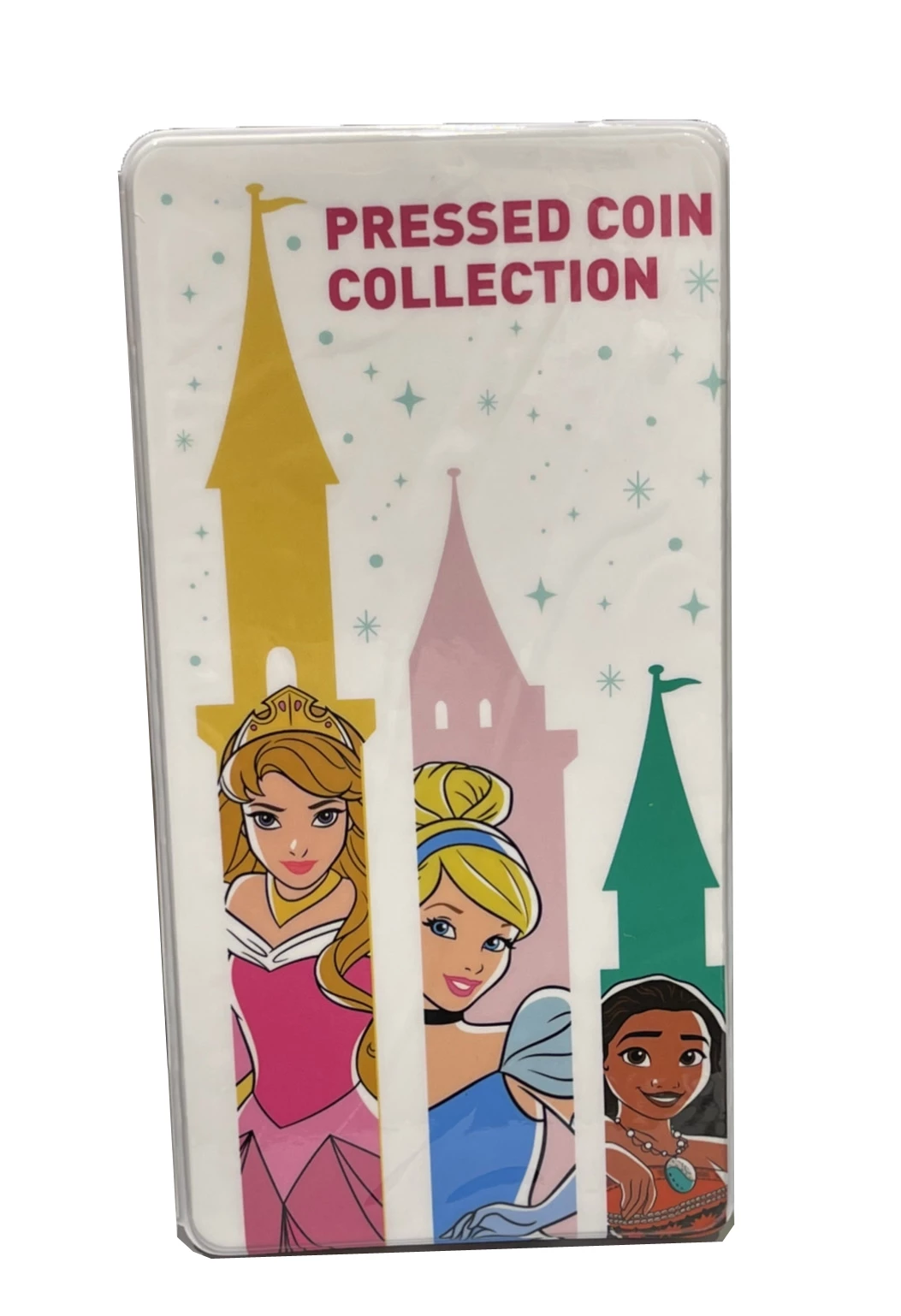 Disney Pressed Coin Book - Princesses With Castle 3 Disney Pressed Coin Book - Princesses With Castle