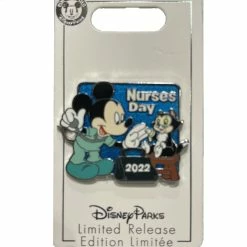 Disney Nurse's Day Pin - 2022 Mickey & Figaro