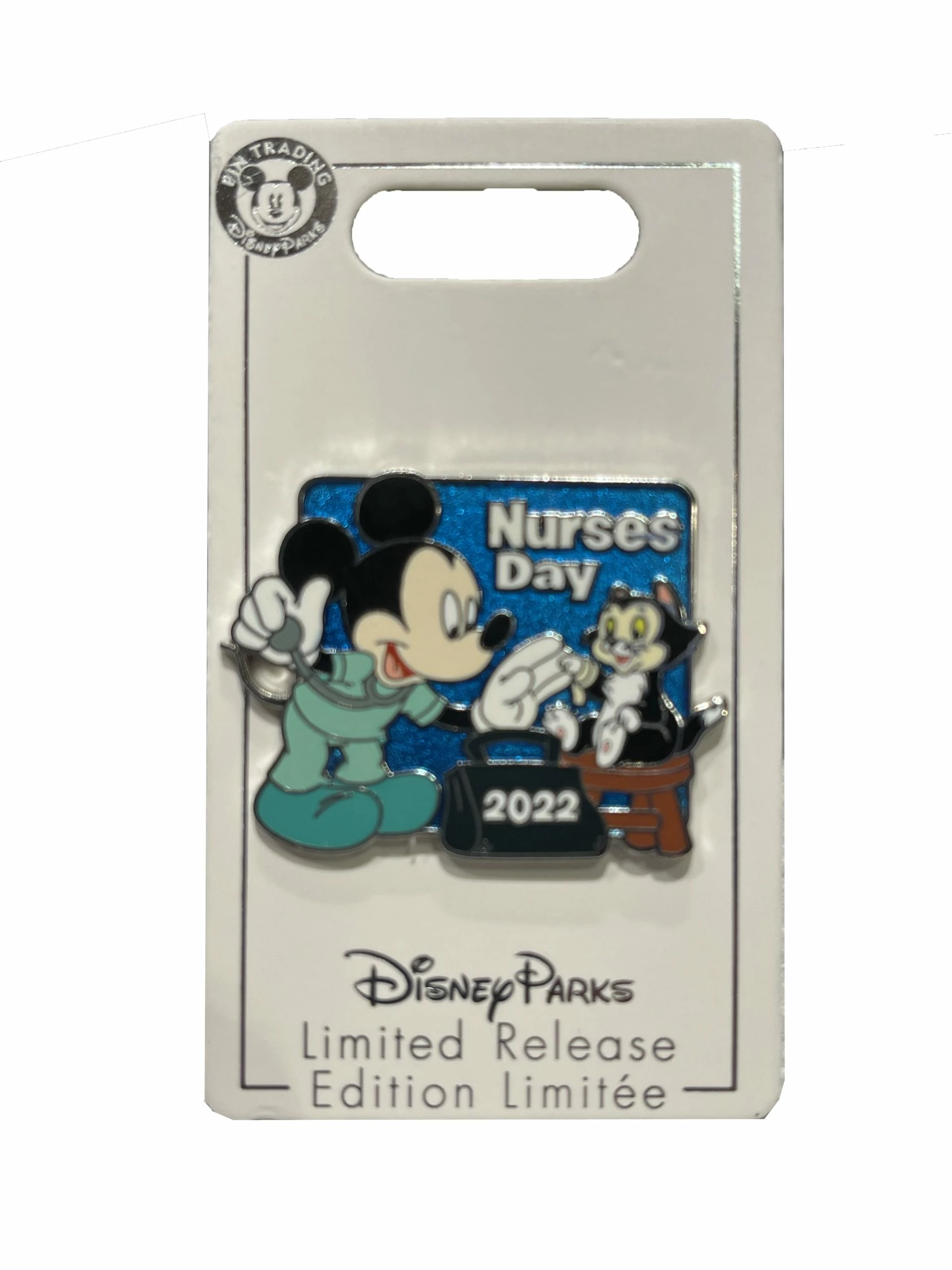 Disney Nurse's Day Pin - 2022 Mickey & Figaro 3 Disney Nurse's Day Pin - 2022 Mickey & Figaro