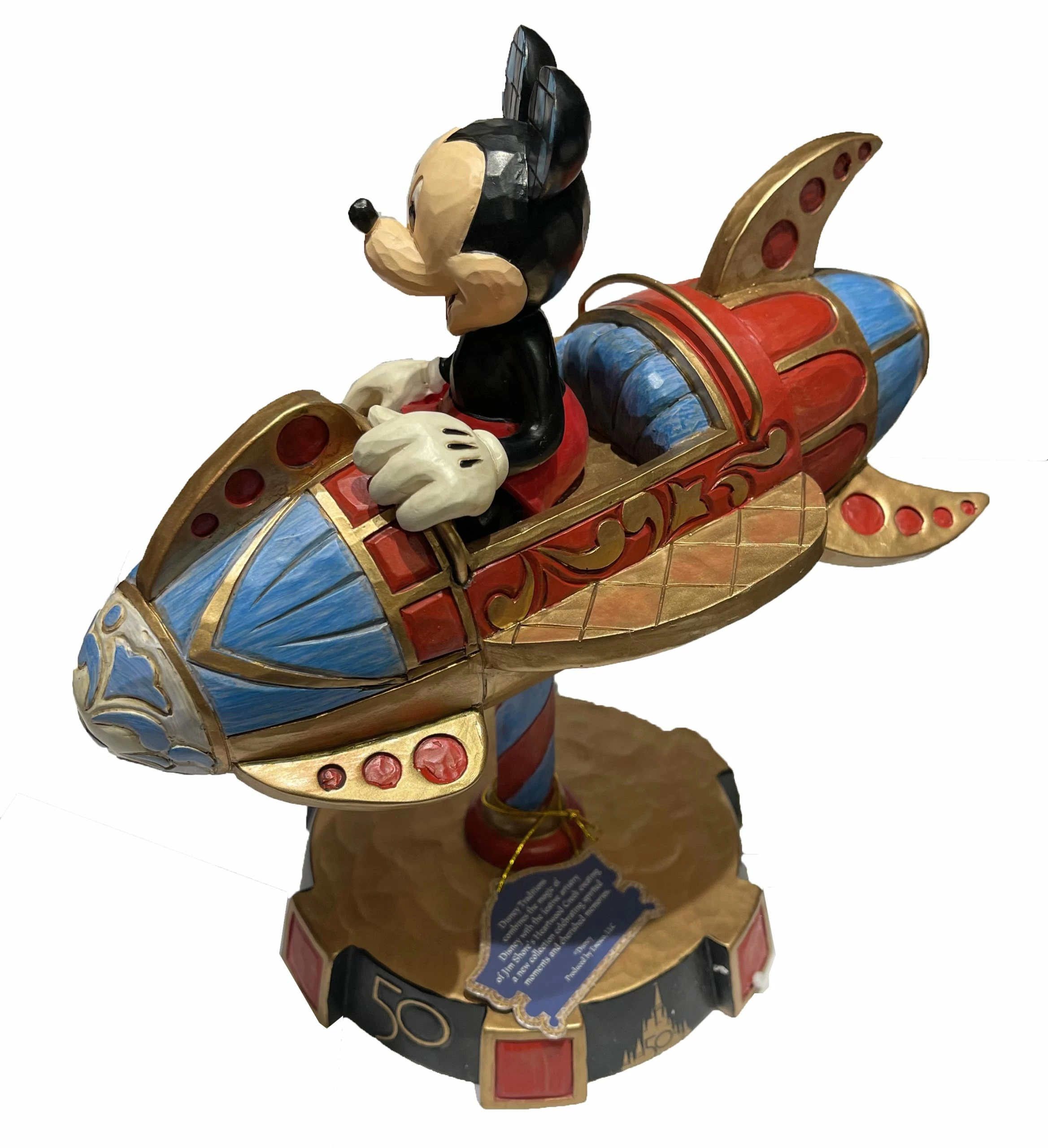 Disney Jim Shore Figurine - Mickey Mouse - Astro Orbiter 3 Disney Jim Shore Figurine - Mickey Mouse - Astro Orbiter