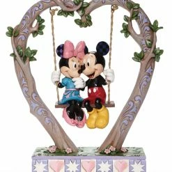 Disney Jim Shore Figurine - Mickey & Minnie - Sweethearts In Swing