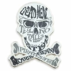 Disney Pirate Pin - Pirates Of The Caribbean Skull And Crossbones