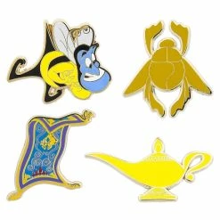 Disney Pin Booster Set - Aladdin Flair - 4 Pins