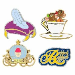 Disney Pin Booster Set - Cinderella Flair - 4 Pins