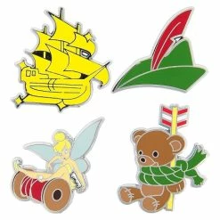 Disney Pin Booster Set - Peter Pan Flair - 4 Pins